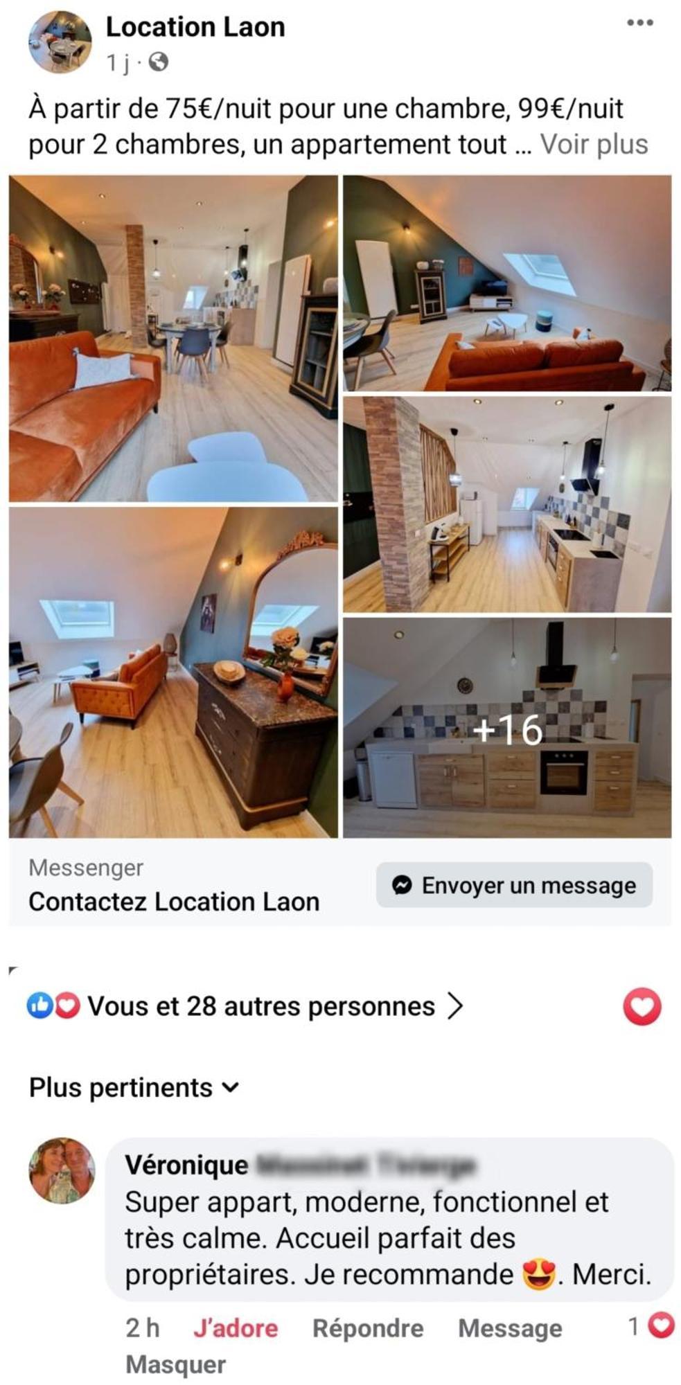 Le Colombier Lejlighed Laon Eksteriør billede